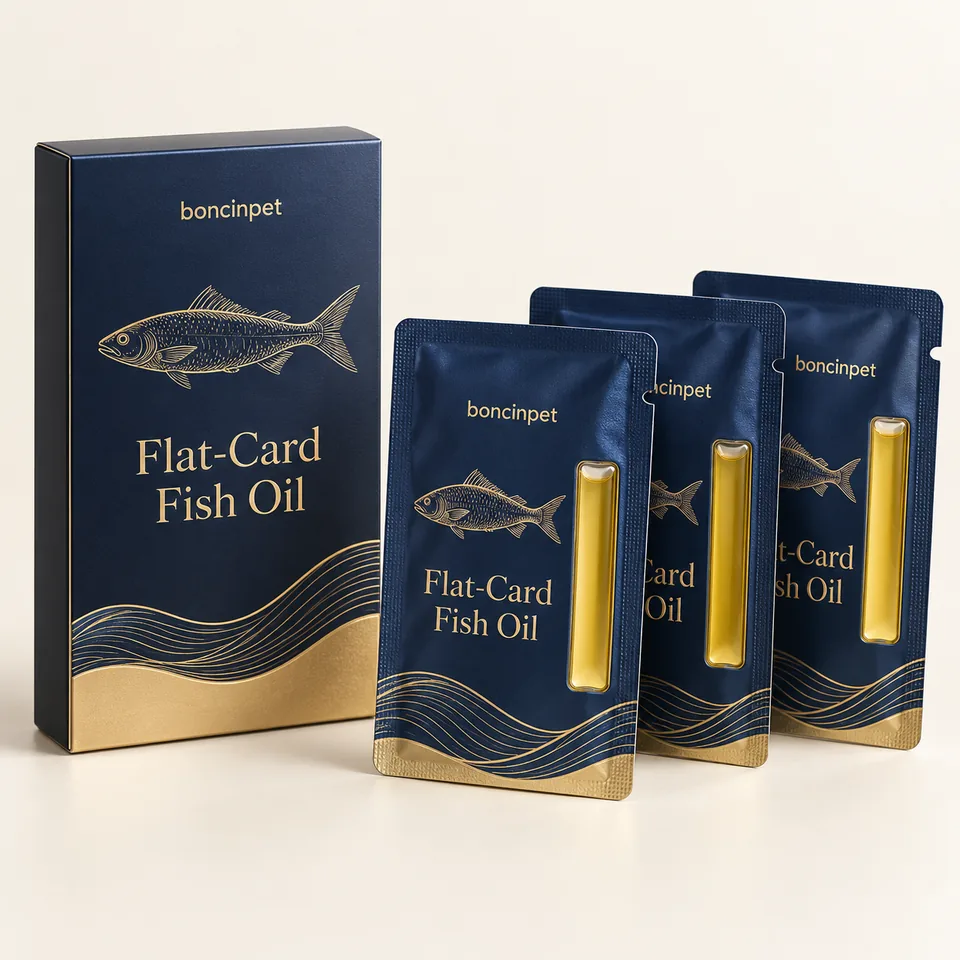Flat-Card Fish Oil Packs