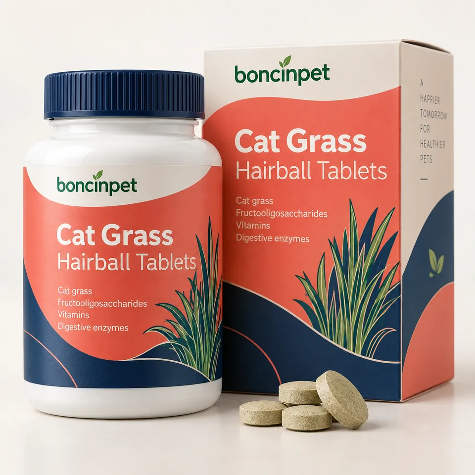 Cat Grass Hairball Tablets