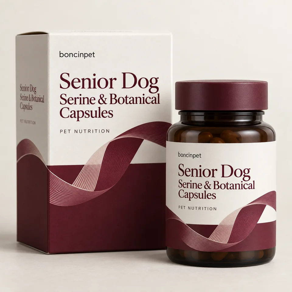 Senior Dog Serine & Botanical Capsules